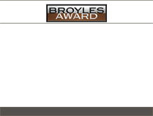 Tablet Screenshot of broylesaward.com